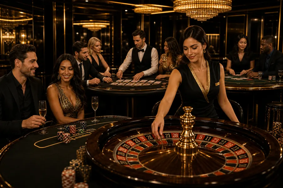 Live Casino guide image with adult players