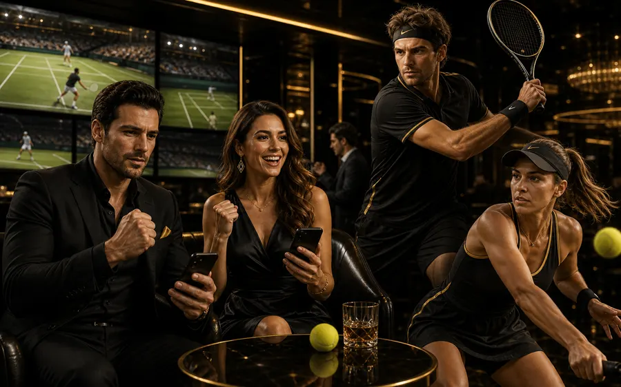 Tennis In-Play Strategy VIP Experience Notes visual